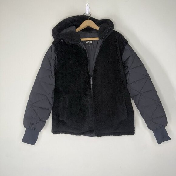 UGG Down Fill Winter Coat Size XL 3 In 1 Waterproof Adirondack Butte Jacket - Picture 10 of 11